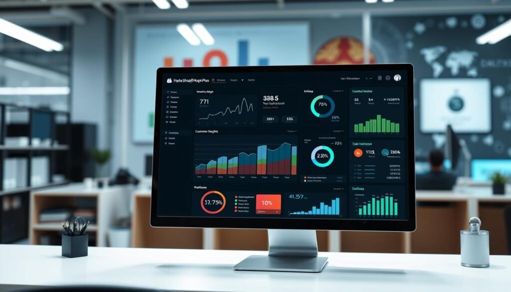 Shopify Plus dashboard and features
